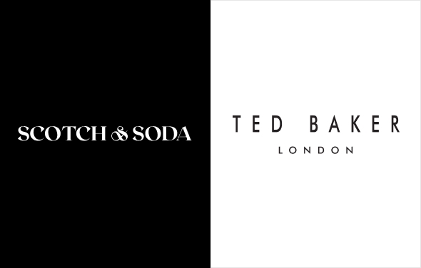Scotch & Soda logo and Ted Baker London logo - United Legwear Europe BV