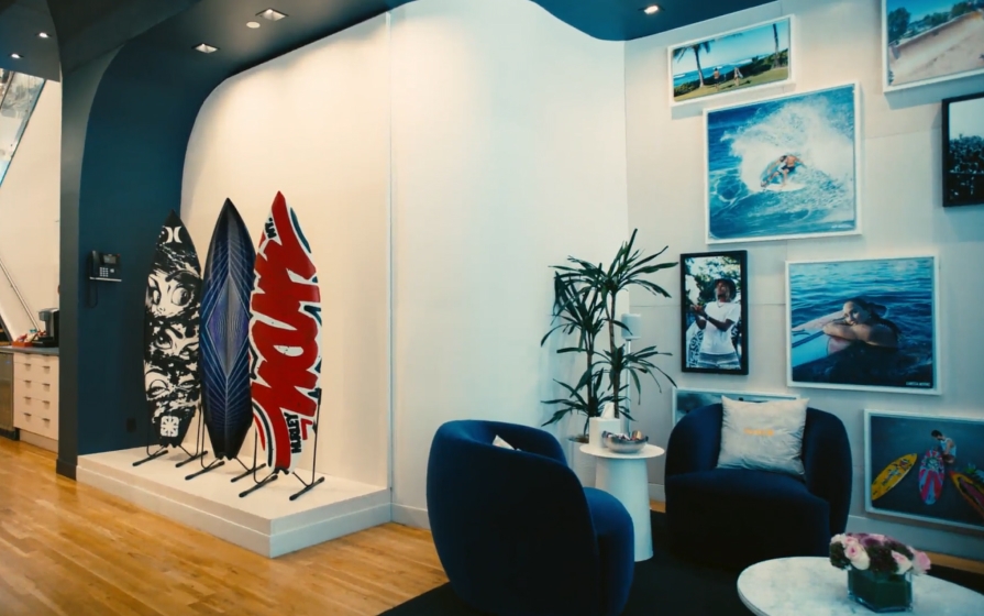 Hurley Showroom at United Legwear & Apparel Co. - 48 West 38 Street NY