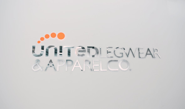 United Legwear & Apparel Co. 48 w. 38th Street Headquarters Sign