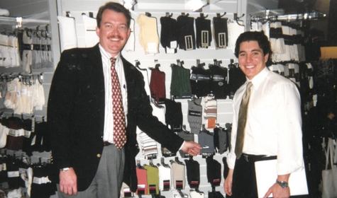 Isaac E. Ash Selling Ash Socks & Hosiery in Brooklyn in 1985